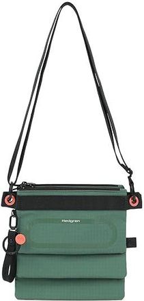 Hedgren Isa 3-Crossbody Set Cross Body Handbags Duck Green, Polyester