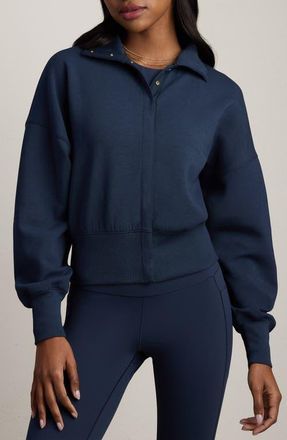Rhone Dreamglow Snap Jacket in Navy Blue at Nordstrom, Size Xx-Large
