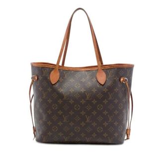 Louis Vuitton Pre-owned Neverfull MM - Dames - Pre-owned - Bruin - Maat: ONE Size Zijde