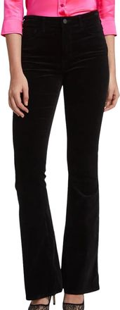 L'agence Marty High Rise Flare Jeans In Noir