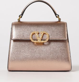 Valentino Garavani Borsa V Sling Valentino Garavani in pelle a grana laminata con strass