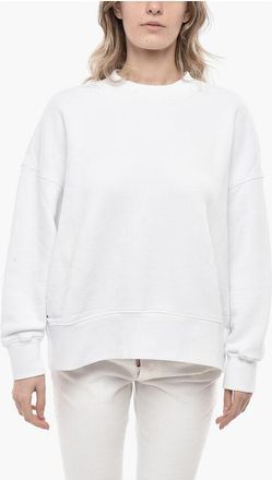 Palm Angels Brushed Cotton Crewneck Sweatshirt CLASSIC LOGO size M