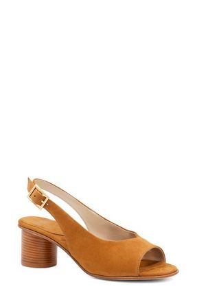 Amalfi By Rangoni Elevato Slingback Sandal in Camel Long Beach at Nordstrom, Size 7.5
