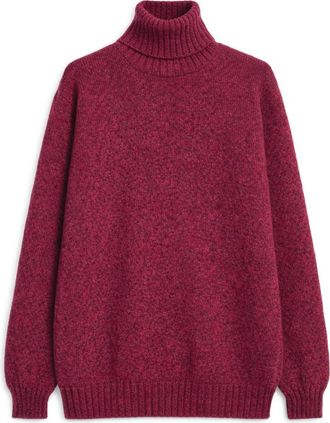 Fortela Shetland Turtleneck Sweater in Red at Nordstrom, Size 44