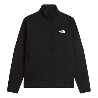 The North Face Meteora Full-Zip Fleece Jacket - Heren - Fleece jassen - Zwart - L - Polyester - Fitness