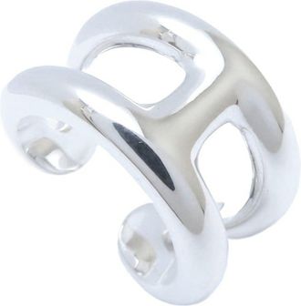 Herm&egrave;s Silver 925 Band Ring (Pre-Owned)
