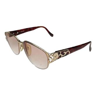 Saint Laurent Pre-owned Accessories, female, Multicolor, Size: ONE SIZE Pre-owned Metal Sunglasses
