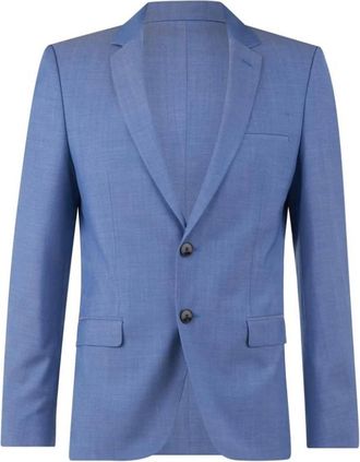 HUGO BOSS Heren, Jassen, Blauw, Maat: L