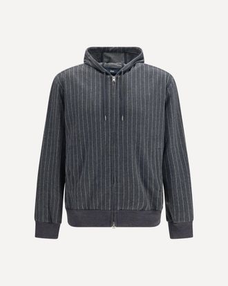 Herno Hooded Sweatshirt with zip Male S