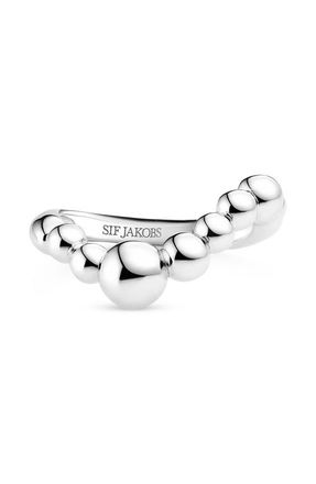 Sif Jakobs Jewellery Ring Bormio Wave in 925 Sterling Silver at Nordstrom, Size 7.5