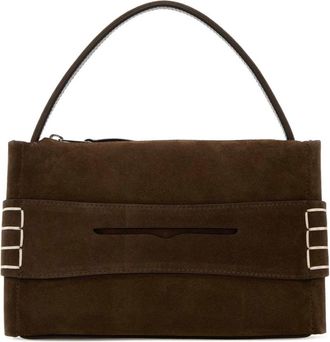 J.W.Anderson Small Loafer Bag - Dames - Handtassen - Bruin - ONE Size - Su&egrave;de - Tassen