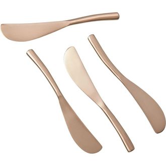 Be Home Ros&eacute; Streamlined Spreaders - Set of 4 in Gold at Nordstrom