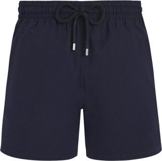 Vilebrequin Micro-geperforeerde ultralichte en opvouwbare zwemshorts - Heren - Strandmode - Blauw - M - Polyester - Badmode