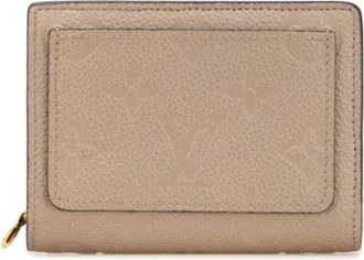 Louis Vuitton Pre-owned Leren Portemonnee - Dames - Vintage Accessoires - Beige - ONE Size - Leer - Vintage