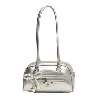 Generic Purse Cute - Charming Shoulder Bag with Bow Design, Elegant Clutch Purses for Women, Compact Shoulder Bag Style, Trendy Small Purses for Women, Pu Lea