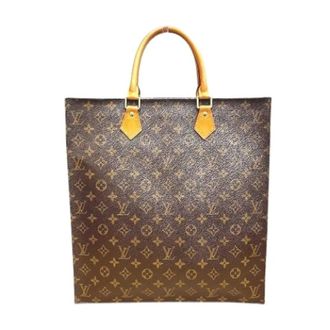 Louis Vuitton Pre-owned Tote Bags, male, Brown, Size: ONE SIZE Pre-owned Sac Plat Monogram Tote Bag