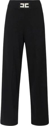 Elisabetta Franchi Mujer, Pantalones, Negro, Talla: S