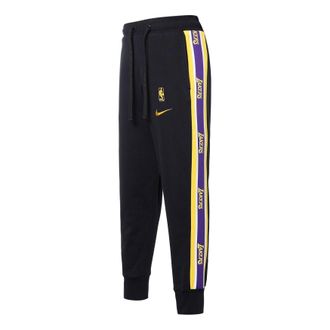 Nike NBA Los Angeles Lakers Basketball Small Sports Long Pants Black CJ7125-010
