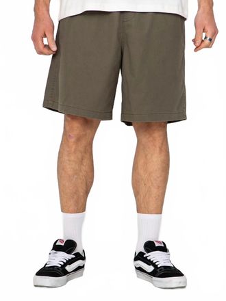 Obey Clothing Theo Easy Shorts In Olive