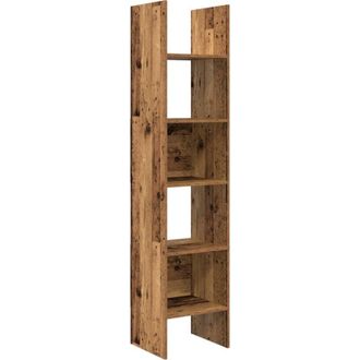 vidaXL Book Cabinet Old wood 40 x 35 x 180 cm Engineered Wood Vidaxl
