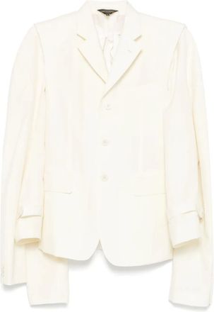 Comme Des Gar&ccedil;ons Gilet con maniche rimovibili - Bianco