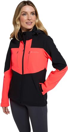 Mountain Warehouse Altitude Womens Softshell Jacket Coral Womens Size 12