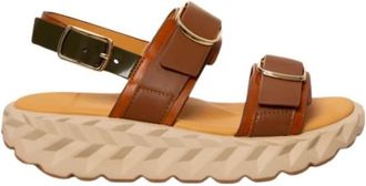 4CCCCees Sandalo sportivo - Dames - Sandalen - Bruin - 41 EU - Leer - Schoenen