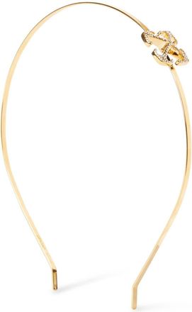 Off-white Arrow headband - women - glass/Brass - One Size - Gold