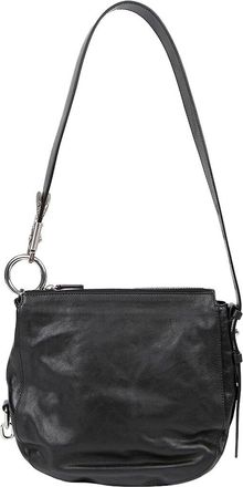 Burberry Black Calfskin Night Small Shoulder Bag