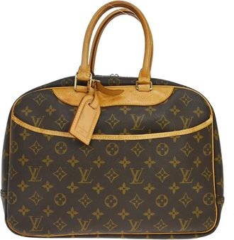 Louis Vuitton Deauville Monogram Canvas Brown Canvas Handbag (Pre-Owned)