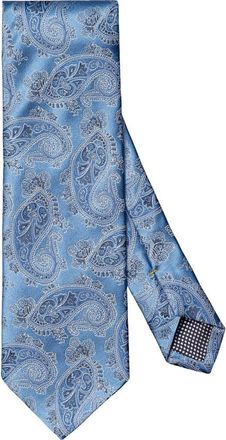 Eton Blue Paisley Jacquard Silk Tie at Nordstrom