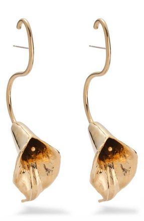 LADY GREY Calla Lily Drop Earrings in Gold at Nordstrom