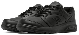 New Balance Womens WW674 Athletic Walking Shoe, Black, 8.5 Wide