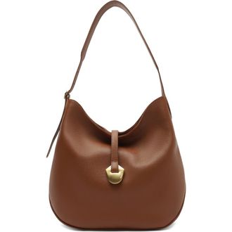 Arezzo Large Sabrina Leather Hobo Bag in Soul Natural at Nordstrom