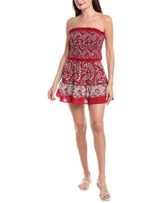 Sea NY Sea Ny Theodora Paisley Strapless Smocked Cover-Up Dress