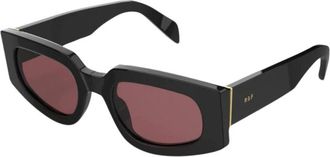 Retro Superfuture Fantome Tetra Zonnebril - unisex - Zonnebrillen - Zwart - 53 MM - Accessoires