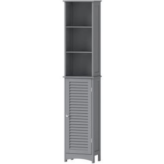 Levede Levede Tall Bathroom Cabinet Slim Freestanding Bathroom Storage Cupboard Unit