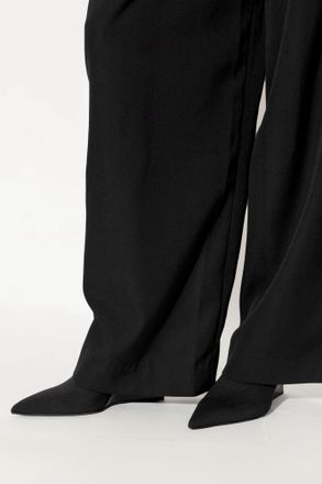 Balmain Wedge Ankle Boots, Womens, Black