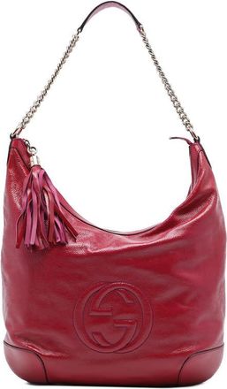 Gucci Pre-owned Gucci Patent Soho Shoulder Bag Ladies 1P6GK9NWQLXIAI0M