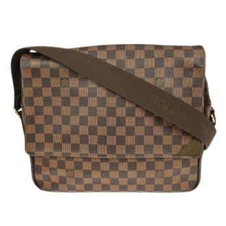 Louis Vuitton Pre-owned Cross Body Bags, female, Brown, Size: ONE SIZE Pre-owned Shelton Messenger Bag