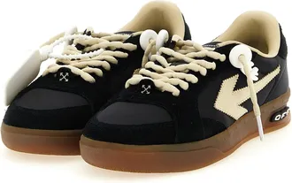 Off-white Womens Black Nylon Athletic Sneakers