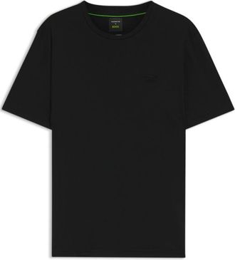 BOSS Porsche x mercerized-cotton T-shirt with reflective branding