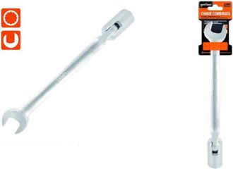 Trade Shop Trade Shop - Chiave Combinata 18mm Fissa E A Bussola Poligonale Con Snodo Cromo Vanadio 97566