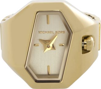Michael Kors Suri Quartz Gold Dial Ladies Ring Watch MK7613