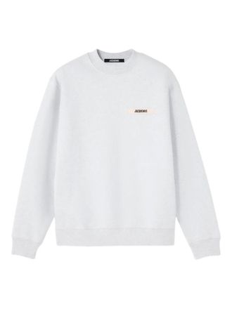 Jacquemus label sweatshirt - Grey