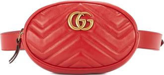 Gucci Marsupio GG matelass&eacute; - Rosso