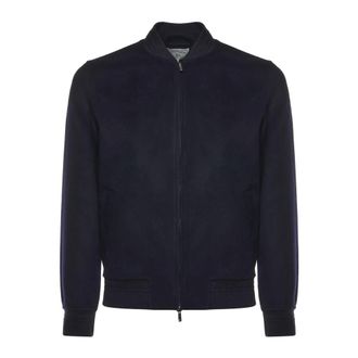 MC2 Saint Barth Wool Bomber - Heren - Bomber jackets - Blauw - XL - Wol - Jassen