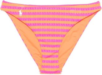 Ralph Lauren Pink Striped Logo Bikini