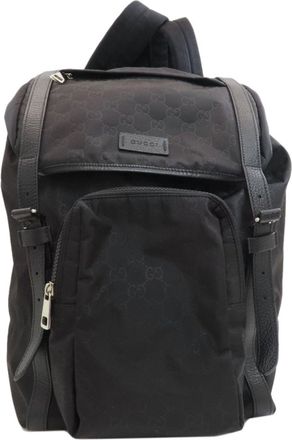 Gucci Black Nylon Backpack (Pre-Owned)