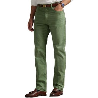 Polo Ralph Lauren Big & Tall Varick Slim-Fit Straight-Leg Jeans in Hidden Fatigue at Nordstrom, Size 42 X 34